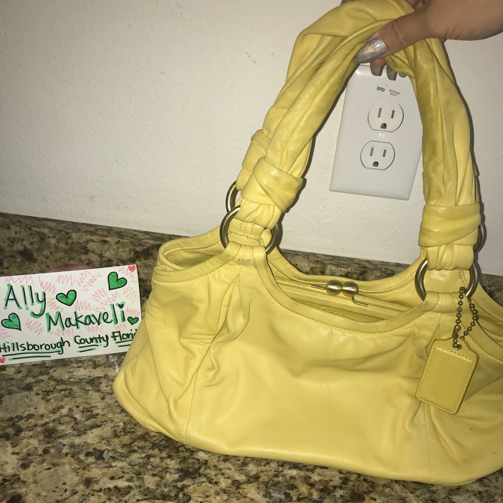 Coach Canary Yellow Ergo Bag